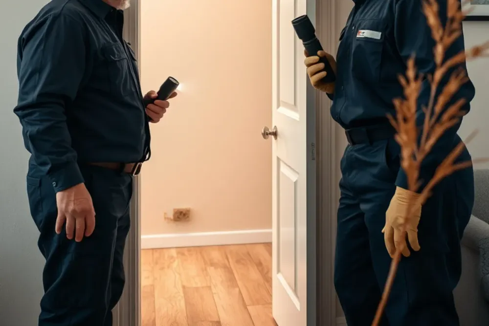 Musty odor traced to a closet with no visible water in a Downey, CA home