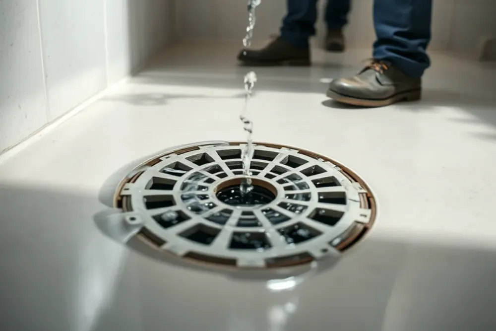 Water draining slowly in a Downey, CA shower and tub