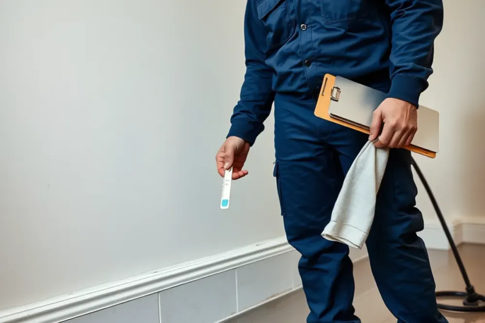 Assessing water category before deciding whether drywall can be dried in Downey, CA