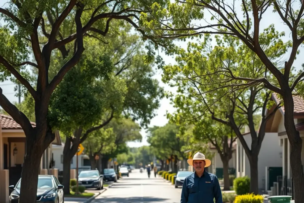 Typical homes and streets in Downtown Downey, CA served by our water damage crews