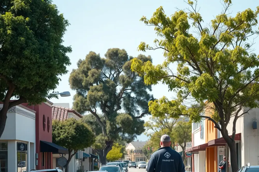Typical homes and streets in the Imperial Highway corridor, CA served by our water damage crews