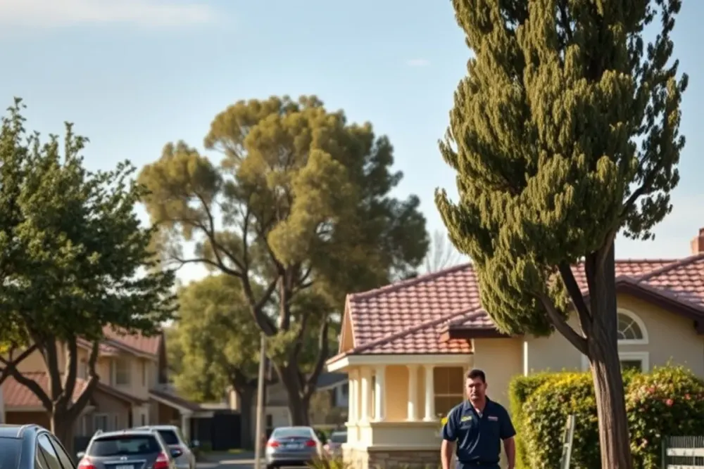 Typical homes and streets in North Downey, CA served by our water damage crews