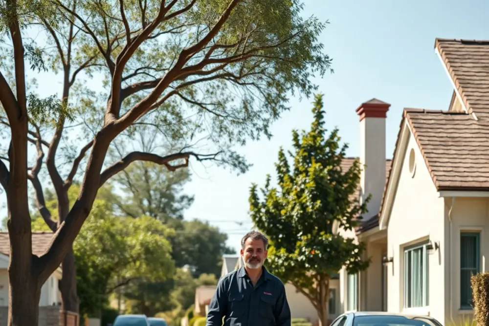 Typical homes and streets in the Studebaker/Firestone area, CA served by our water damage crews
