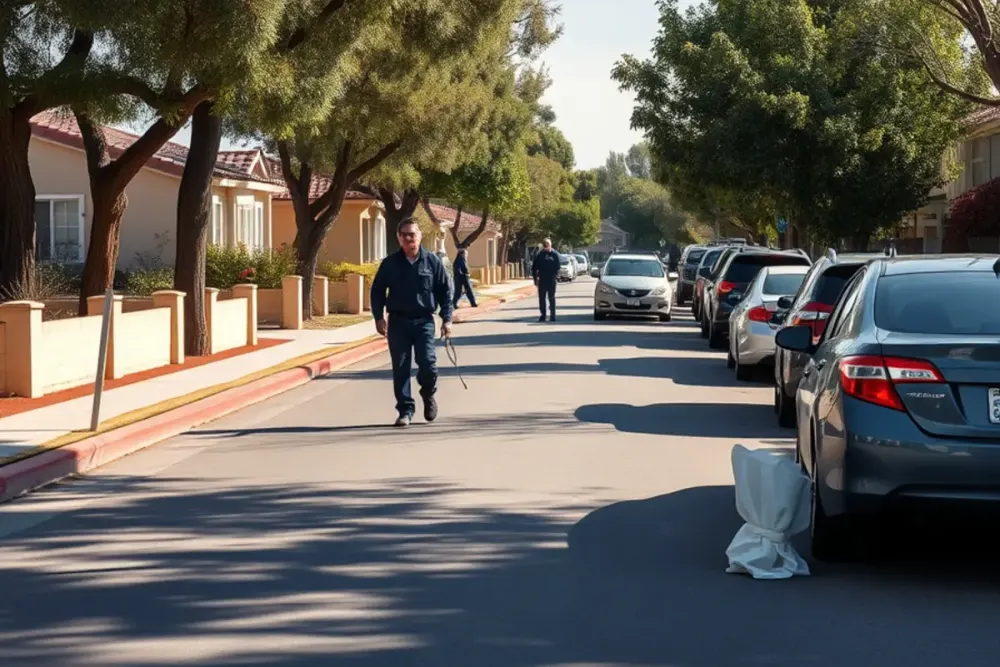 Typical homes and streets in the Woodruff/Florence area, CA served by our water damage crews