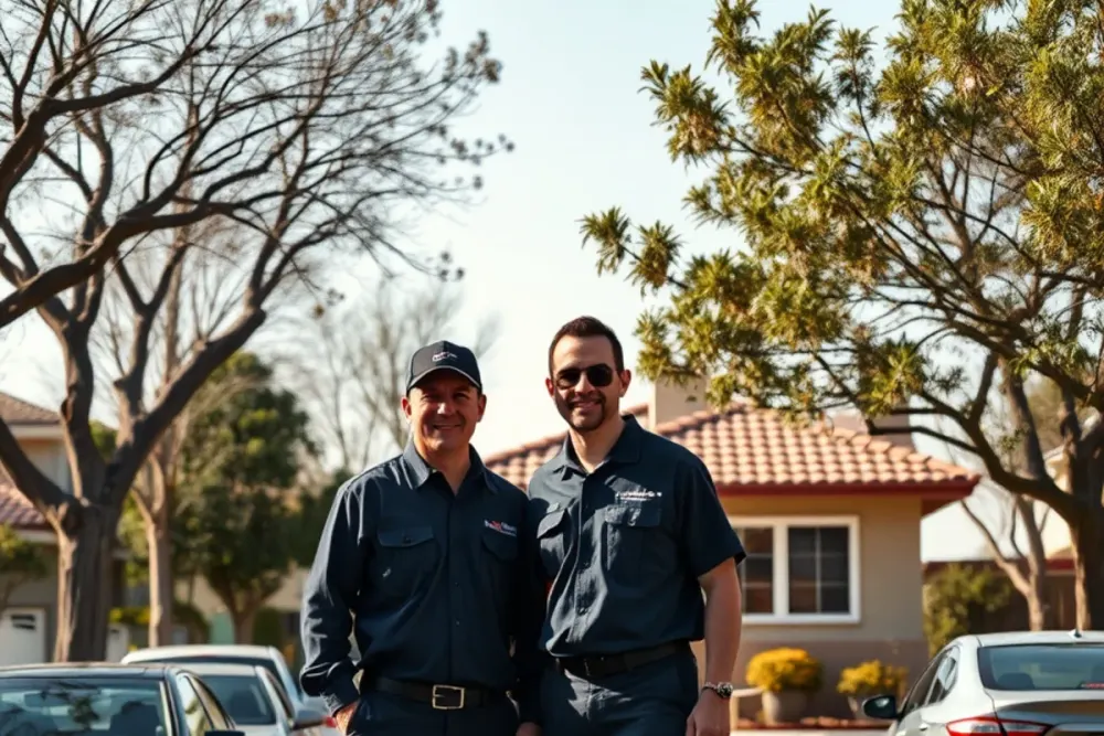 Typical homes and streets in Bell Gardens, CA served by our water damage crews