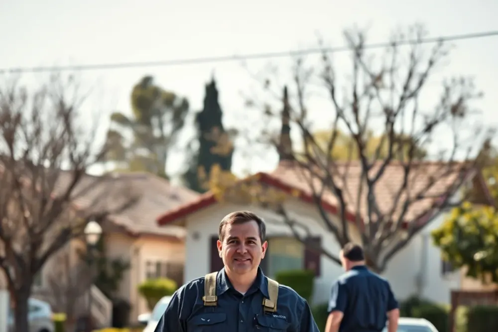 Typical homes and streets in Lakewood, CA served by our water damage crews