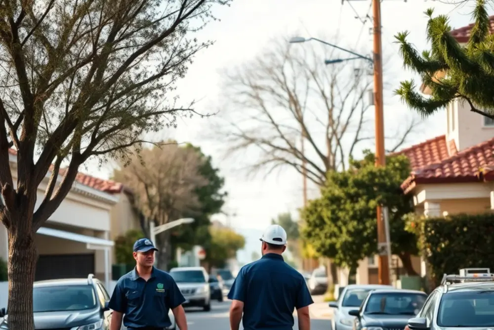 Typical homes and streets in Paramount North, CA served by our water damage crews