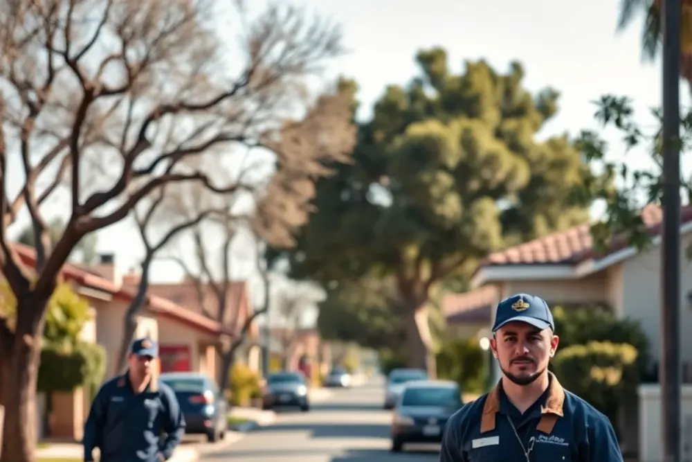 Typical homes and streets in Santa Fe Springs South, CA served by our water damage crews