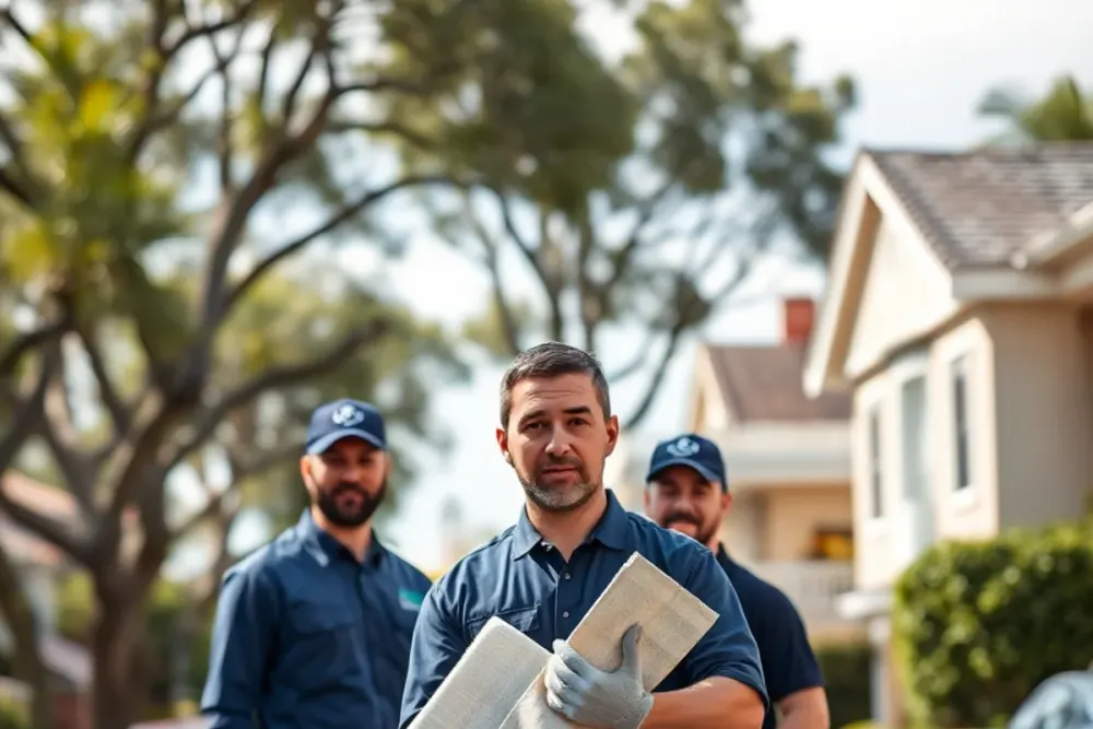 Typical homes and streets in Signal Hill, CA served by our water damage crews